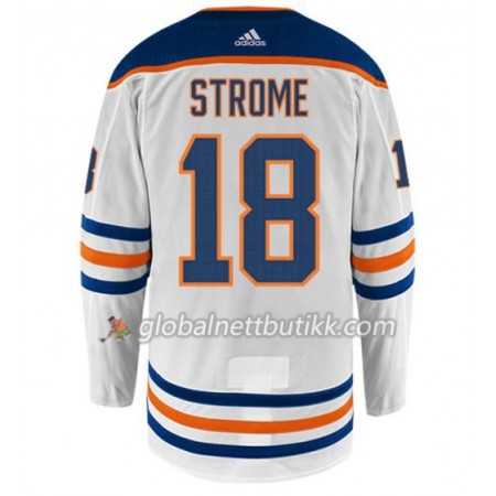 Edmonton Oilers Hockeydrakt RYAN STROME 18 Hvit Adidas Authentic - Herre